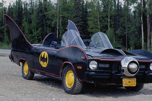 779054 Bat Mobile, Model Car A4 Photo Print