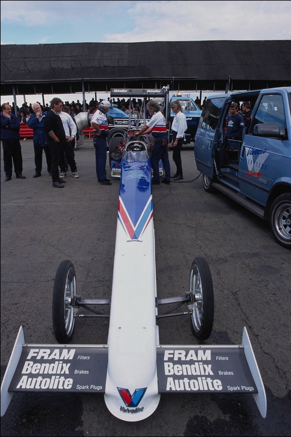 779059 Top Fuel Dragster, Santa Pod, U.K. A4 Photo Print