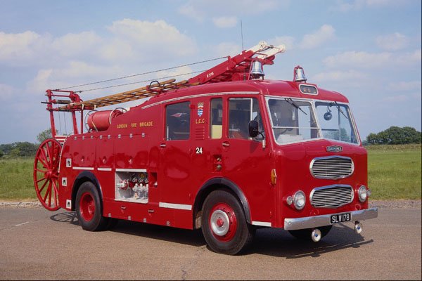 779080 1956 Dennis F 101, Dual Purpose Pump escape A4 Photo Print