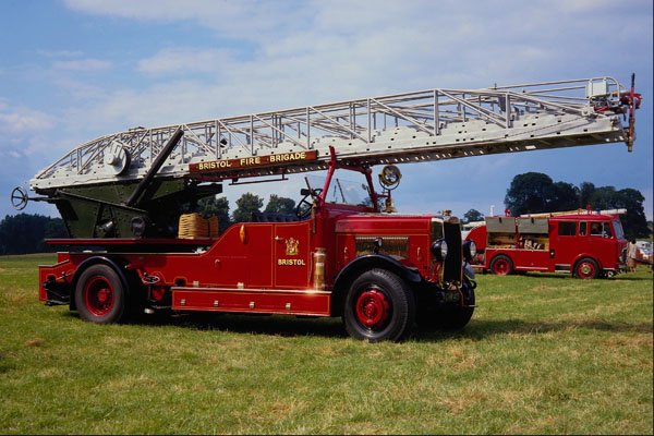 779084 1938 Leyland, Turntable Ladder A4 Photo Print