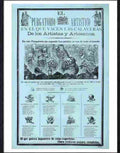 78 calaveras mexican day of the dead Advert A4 Photo Print