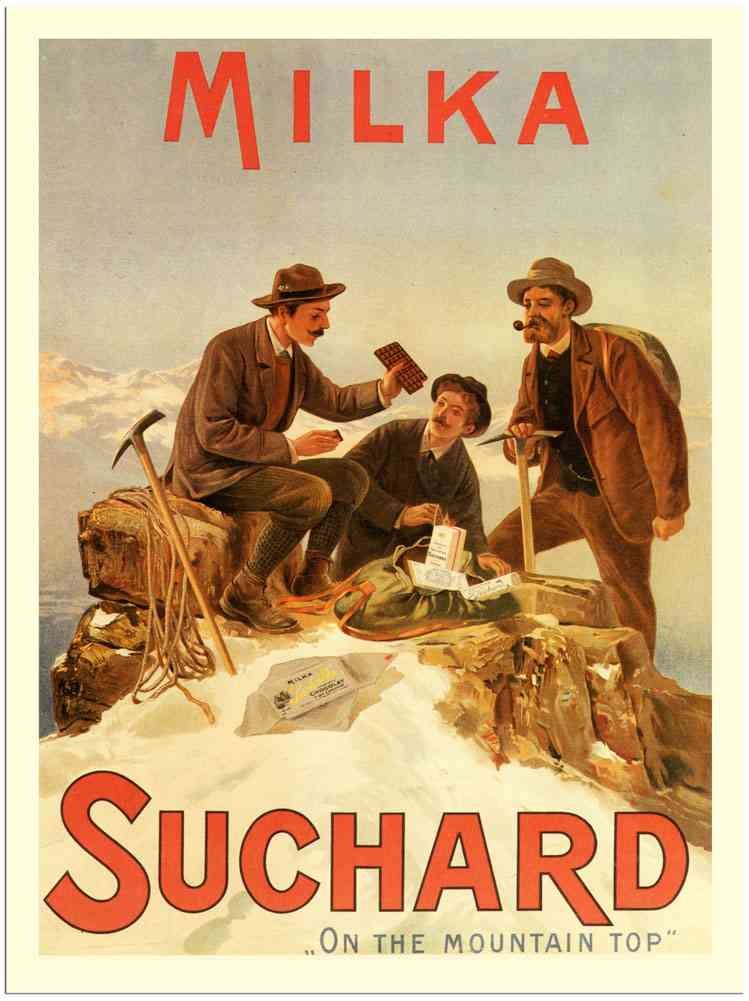 780 Milka Suchard Milk Chocolate8 190S advert A4 Photo Print