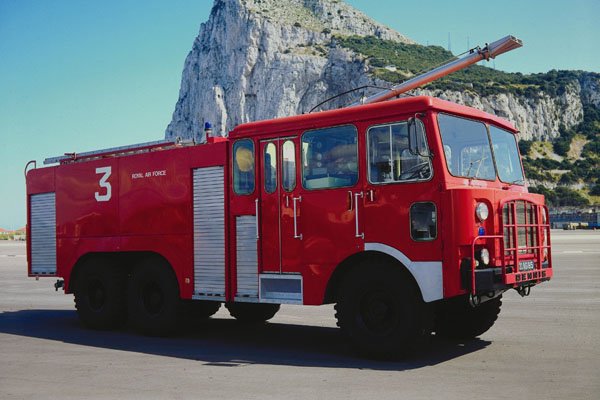 780019 1975 MK.9 Fire Truck, Foam Tender A4 Photo Print
