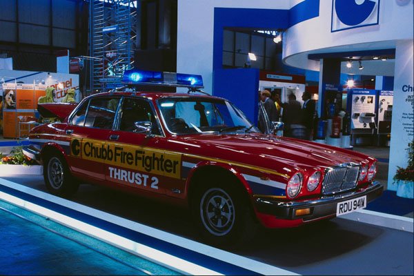 780021 Jaguar Chubb Thrust Two Fire Engine A4 Photo Print