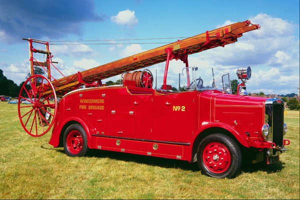 780024 1938 Leyland Cub FK6 Open Half Cab A4 Photo Print