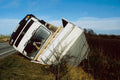 780029 Overturned Lorry Due To Hurricane Winds, England A4 Photo Print