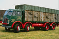 780040 1954 British Built Foden 8 wheeled Flatbed Lorry A4 Photo Print