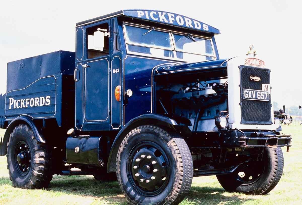 780042 1938 Pickfords Scammell Heavy Haulage Tractor Unit A4 Photo Print