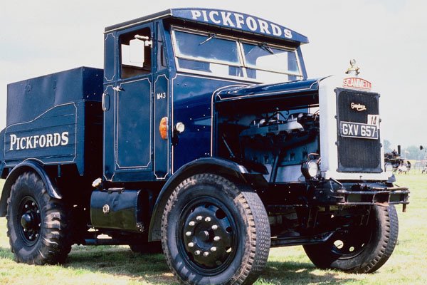 780042 1938 Pickfords Scammell, Heavy Haulage Tractor Unit A4 Photo Print