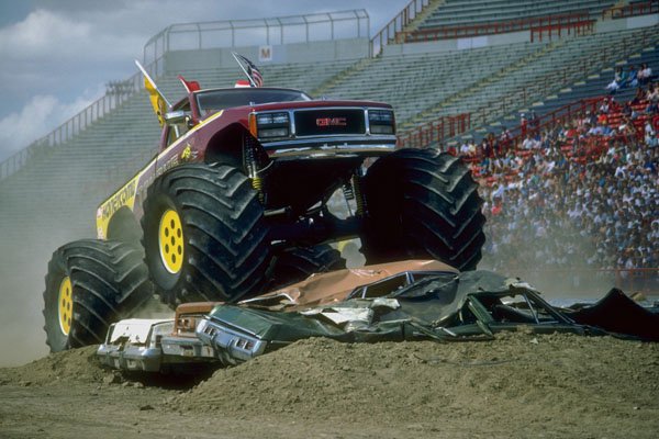 780049 Monster Truck Show, Calgary, Alberta, Canada A4 Photo Print