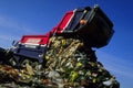 780051 Garbage Truck A4 Photo Print