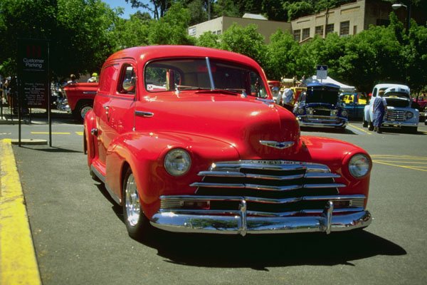 780054 1946 49 Chevrolet Panel Truck A4 Photo Print