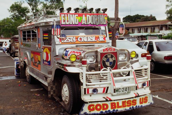 780070 Philippine Jeepney A4 Photo Print