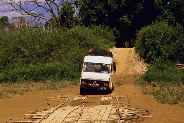 780074 River Crossing A4 Photo Print