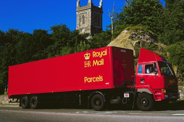 780078 Royal Mail Parcels Wagon A4 Photo Print