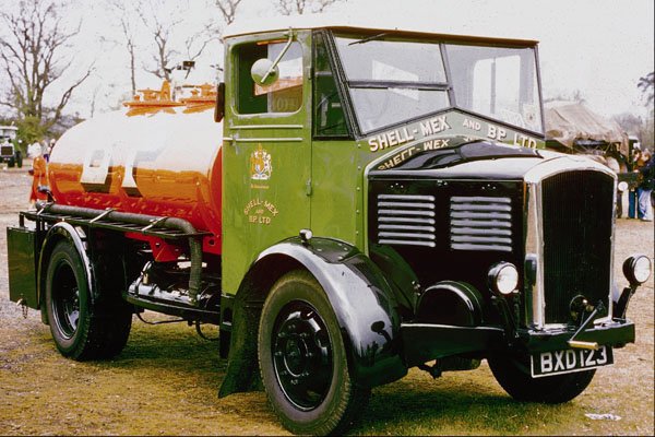 780081 Shell Mex Petrol Tanker (Reg. No. BXD 123) A4 Photo Print