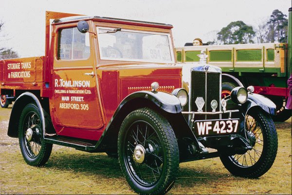 780087 Morris Flatbed Truck (Reg. No. WF 4237) A4 Photo Print