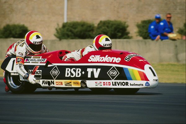 780091 Motorcycle And Sidecar A4 Photo Print