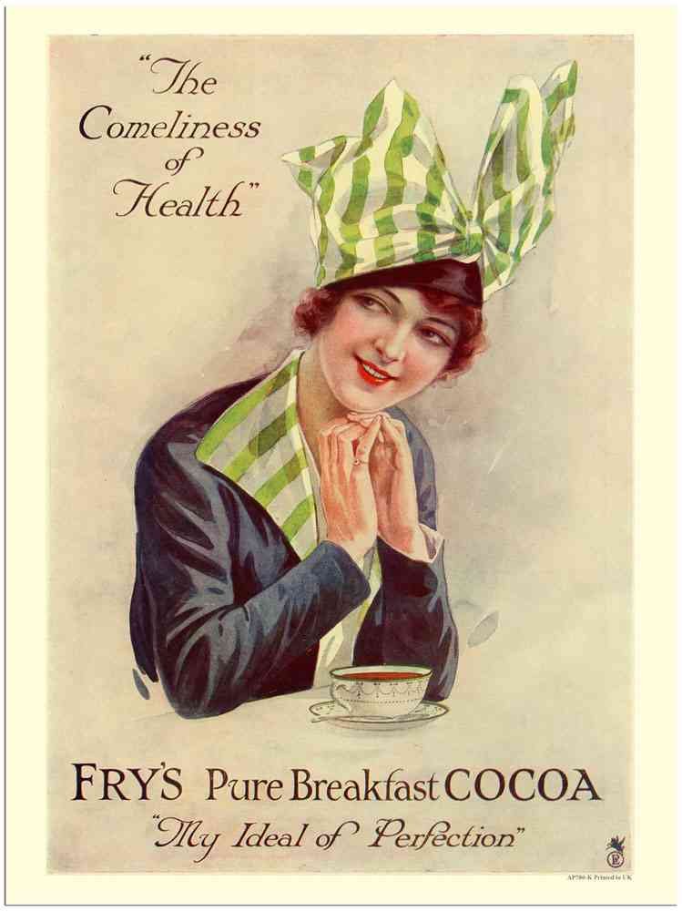 780K Frys Pure Breakfast Cocoa advert A4 Photo Print
