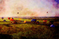 781002 Landed A4 Limited Edition Watercolour Print