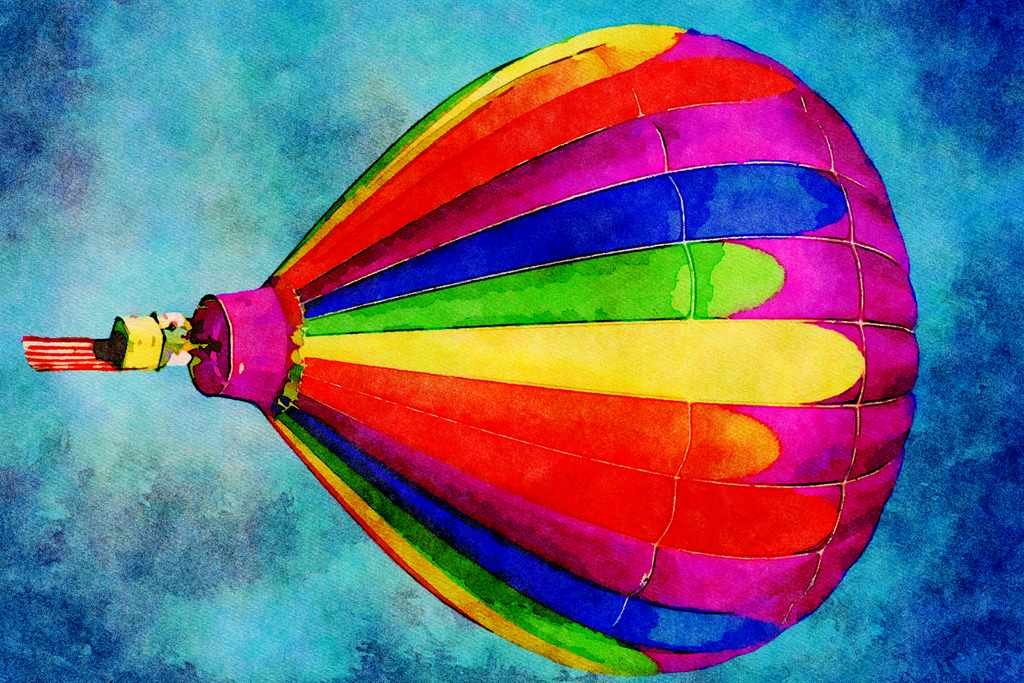 781004 Chatting A4 Limited Edition Watercolour Print