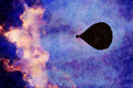 781009 Into The Clouds A4 Limited Edition Watercolour Print