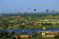 781010 Over The Village A4 Photo Print