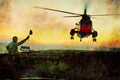 781013 Canadian Navy, NATO, Sunset Landing A4 Limited Edition Watercolour Print