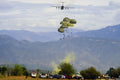 781018 Lockheed C 141 Star Lifter , Demonstrating Cargo Drop A4 Photo Print