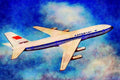 781030 Ilushin 86 Airbus, Russia A4 Limited Edition Watercolour Print