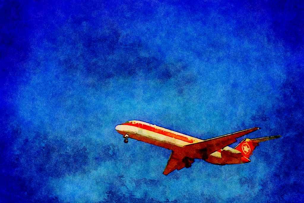 781038 DC 9 A4 Limited Edition Watercolour Print