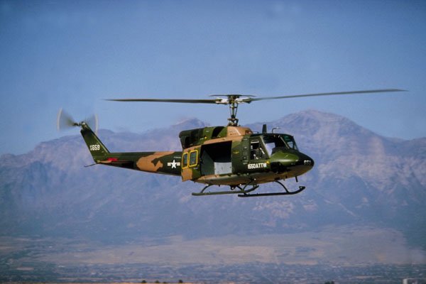 781042 Twin Huey UH 1N A4 Photo Print
