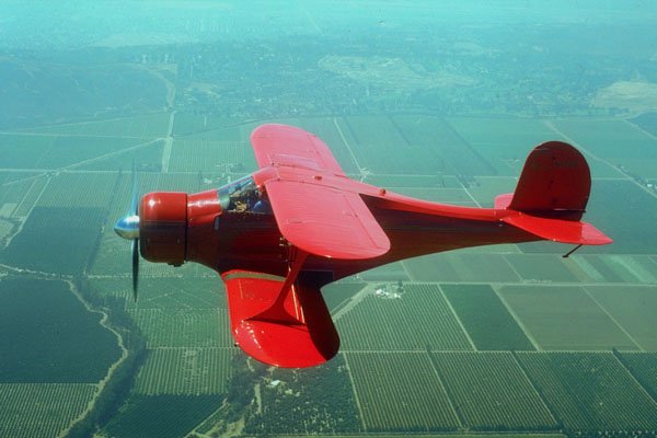 781055 Beech Staggerwing A4 Photo Print