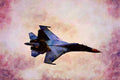 781073 Sukhoi Su 27 Fighter_interceptor Russian Air Force A4 Limited Edition Watercolour Print