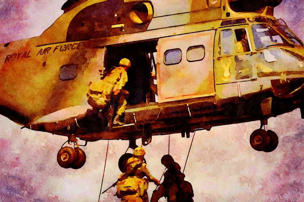 781080 PUMA, Russian Air Force, Transport A4 Limited Edition Watercolour Print