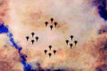 781081 Tornados, Russian Air Force, Fighters A4 Limited Edition Watercolour Print