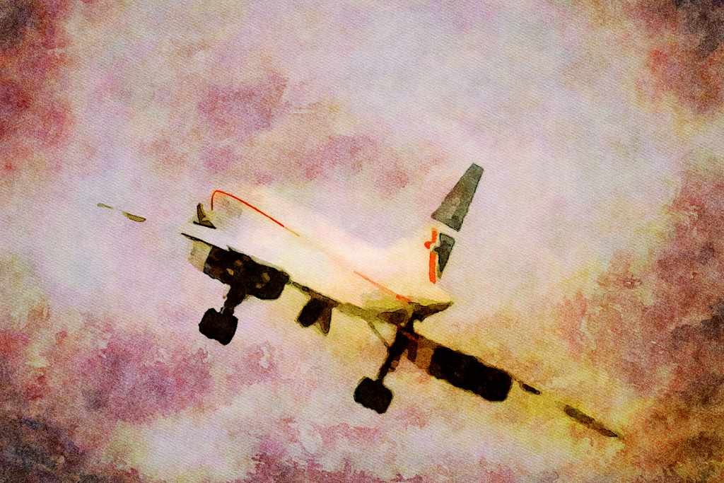 781085 British Airways Concorde A4 Limited Edition Watercolour Print