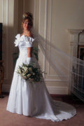 782005 Full length Shot Of Bride And Veil A4 Photo Print