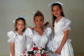 782006 Bride With Flower Girls A4 Photo Print