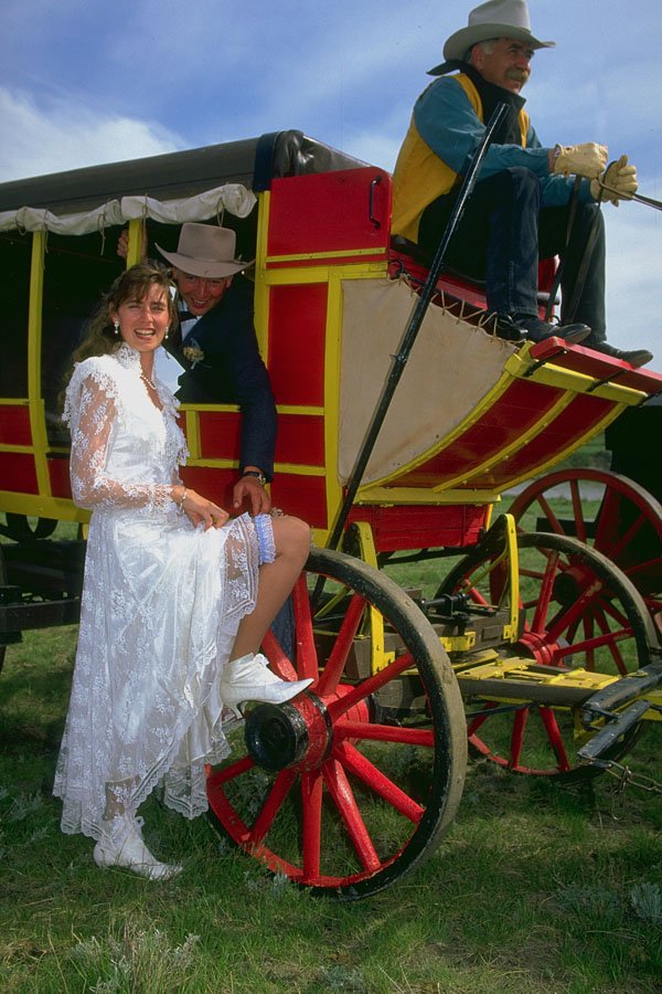 782023 Bride Arriving In Style A4 Photo Print