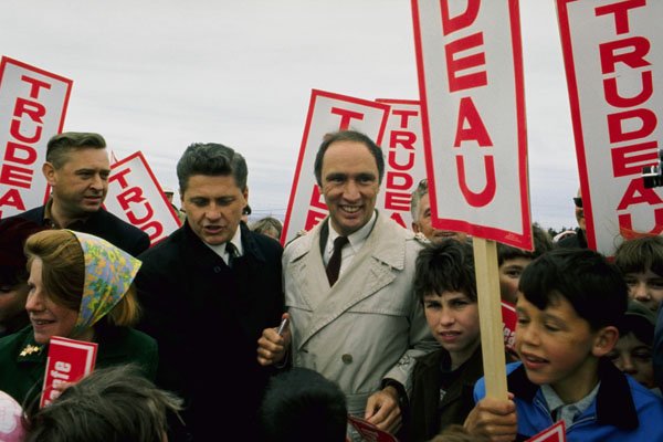 782029 Pierre Trudeau, Former Prime Minister, Campaigning In Newfoundland, Canada A4 Photo Print