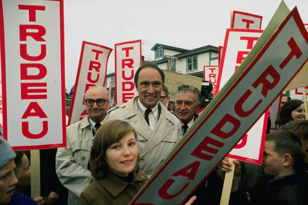 782032 Pierre Trudeau, Former Prime Minister, Campaigning In Newfoundland, Canada A4 Photo Print