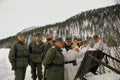 782033 King Olaf Of Norway, During Winter Exercises With Troops A4 Photo Print