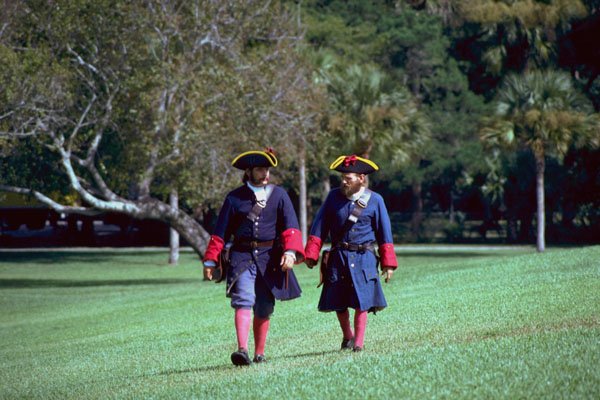 782037 Colonial Guards A4 Photo Print
