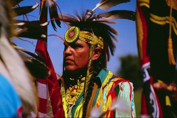 782050 American Native Indian At The Joseph Rodeo, Oregon, U.S.A. A4 Photo Print