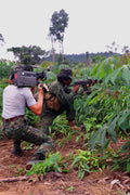 782060 Cambodian Guerrilla Patrol A4 Photo Print