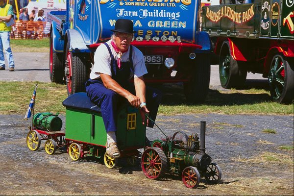 782071 2 inch Scale Durham Agricultural Traction Engine A4 Photo Print