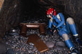 783012 Boat Wreckage Washed Into Sea Cave, Anacapa Island, California, U.S.A. A4 Photo Print