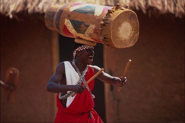 783075 Drummer, Eastern Africa A4 Photo Print