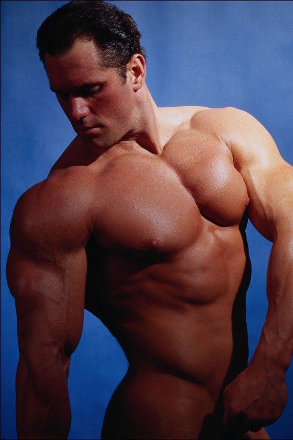 784000 Male Bodybuilder, Upper Torso A4 Photo Print